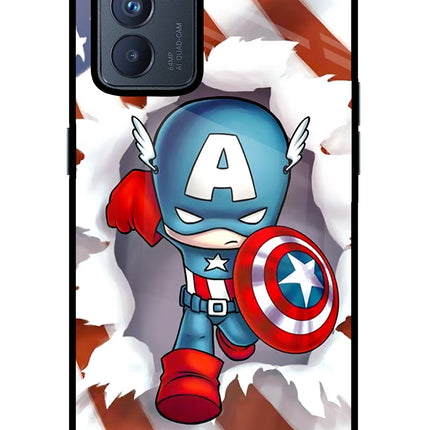 Captain America Oppo Reno6 Pro 5G Glass Case