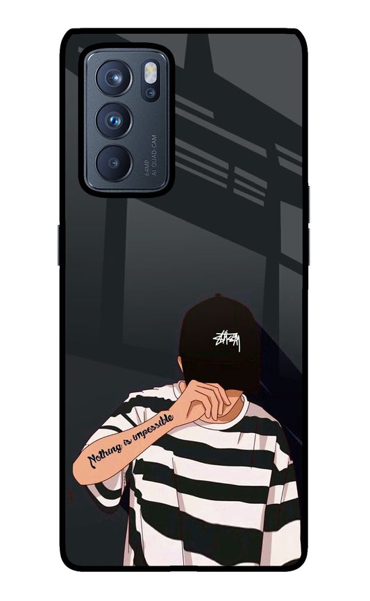 Aesthetic Boy Oppo Reno6 Pro 5G Glass Case
