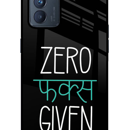 Zero Fucks Given Oppo Reno6 Pro 5G Glass Case