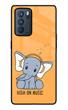 High On Music Oppo Reno6 Pro 5G Glass Case