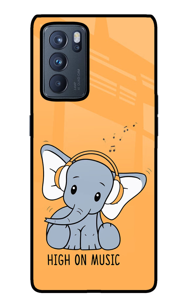 High On Music Oppo Reno6 Pro 5G Glass Case