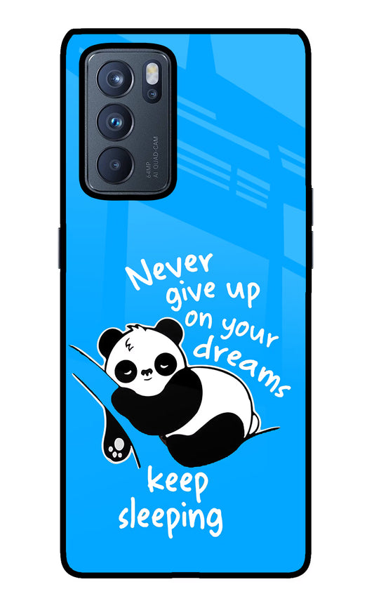 Keep Sleeping Oppo Reno6 Pro 5G Glass Case