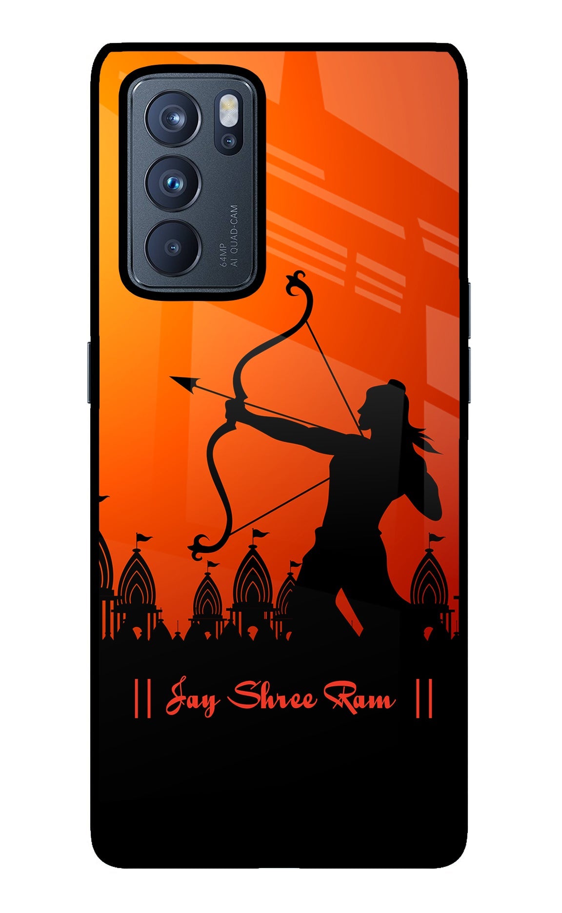 Lord Ram - 4 Oppo Reno6 Pro 5G Back Cover