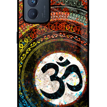 Om Cultural Oppo Reno6 Pro 5G Glass Case Back Cover by Casekaro