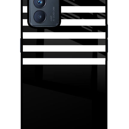 Black and White Print Oppo Reno6 Pro 5G Glass Case