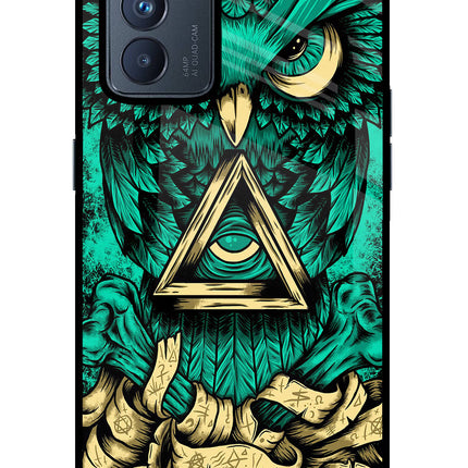 Green Owl Oppo Reno6 Pro 5G Glass Case