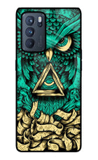 Green Owl Oppo Reno6 Pro 5G Glass Case