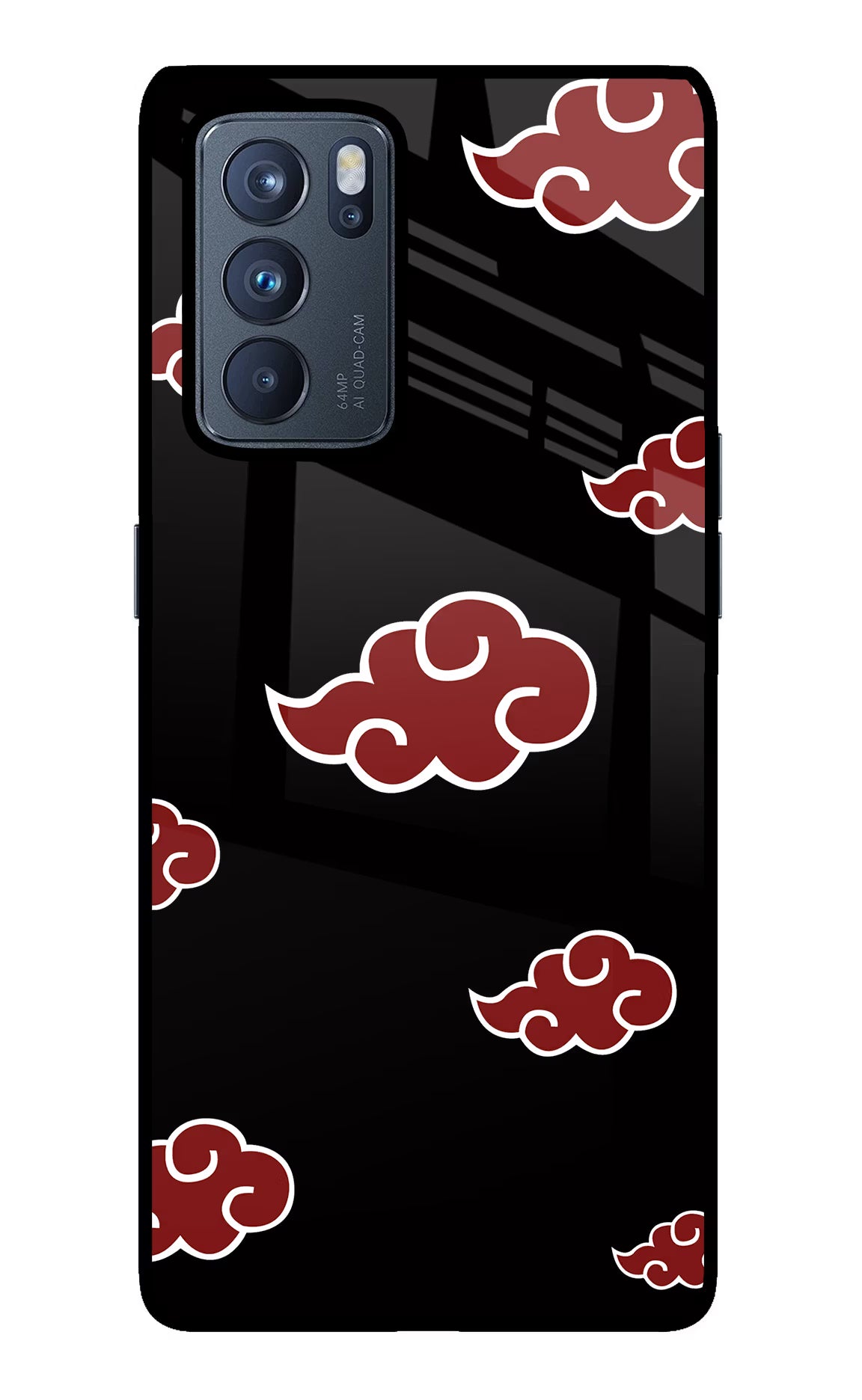 Akatsuki Oppo Reno6 Pro 5G Glass Case Back Cover by Casekaro