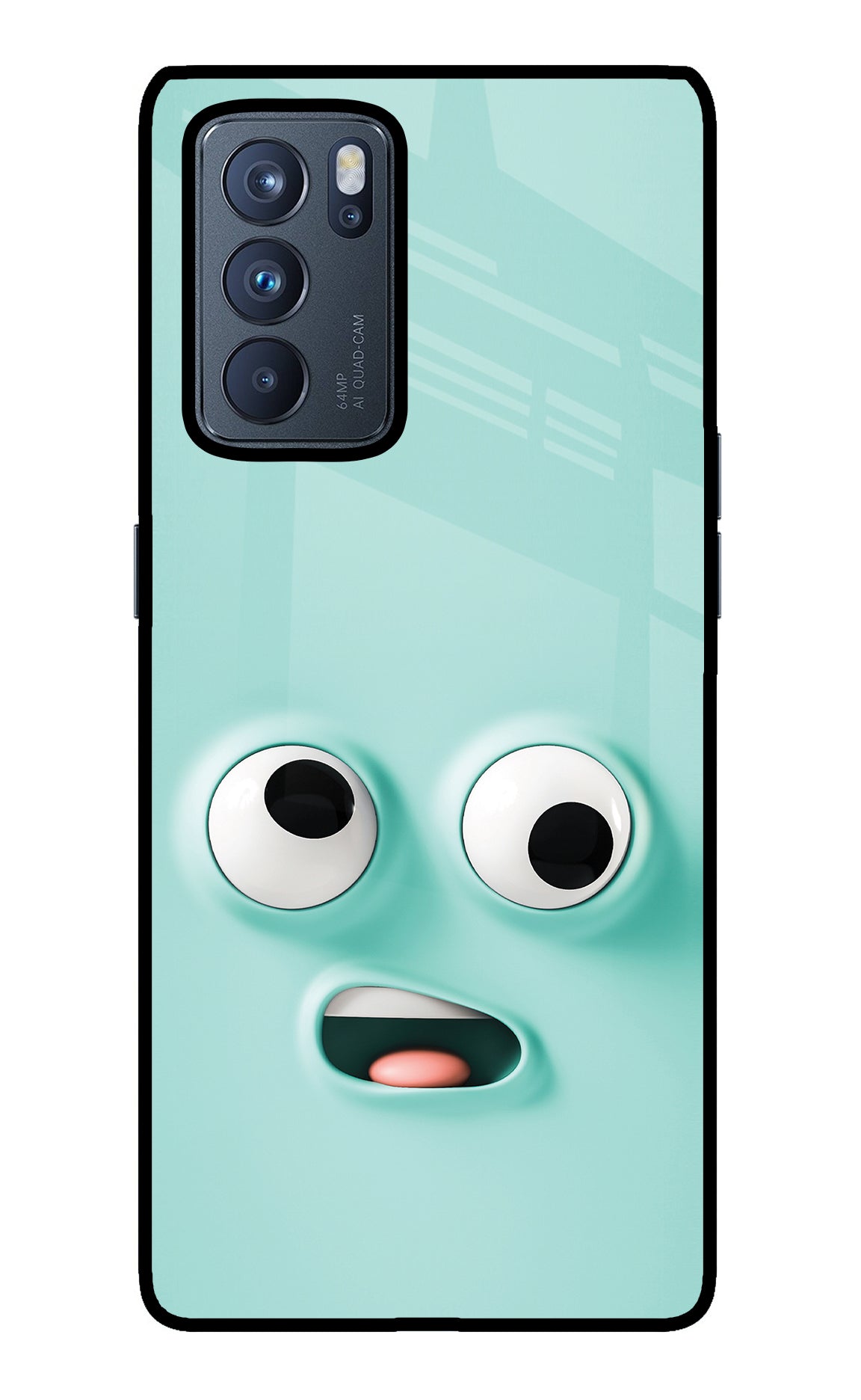 Funny Cartoon Oppo Reno6 Pro 5G Back Cover