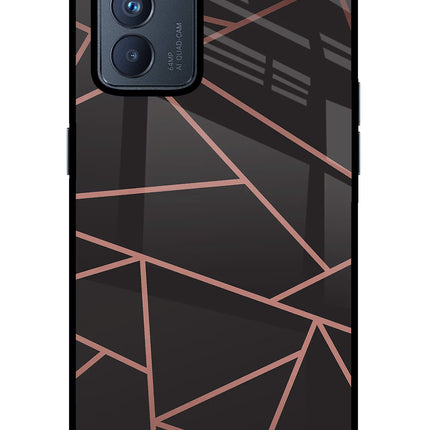 Geometric Pattern Oppo Reno6 Pro 5G Glass Case