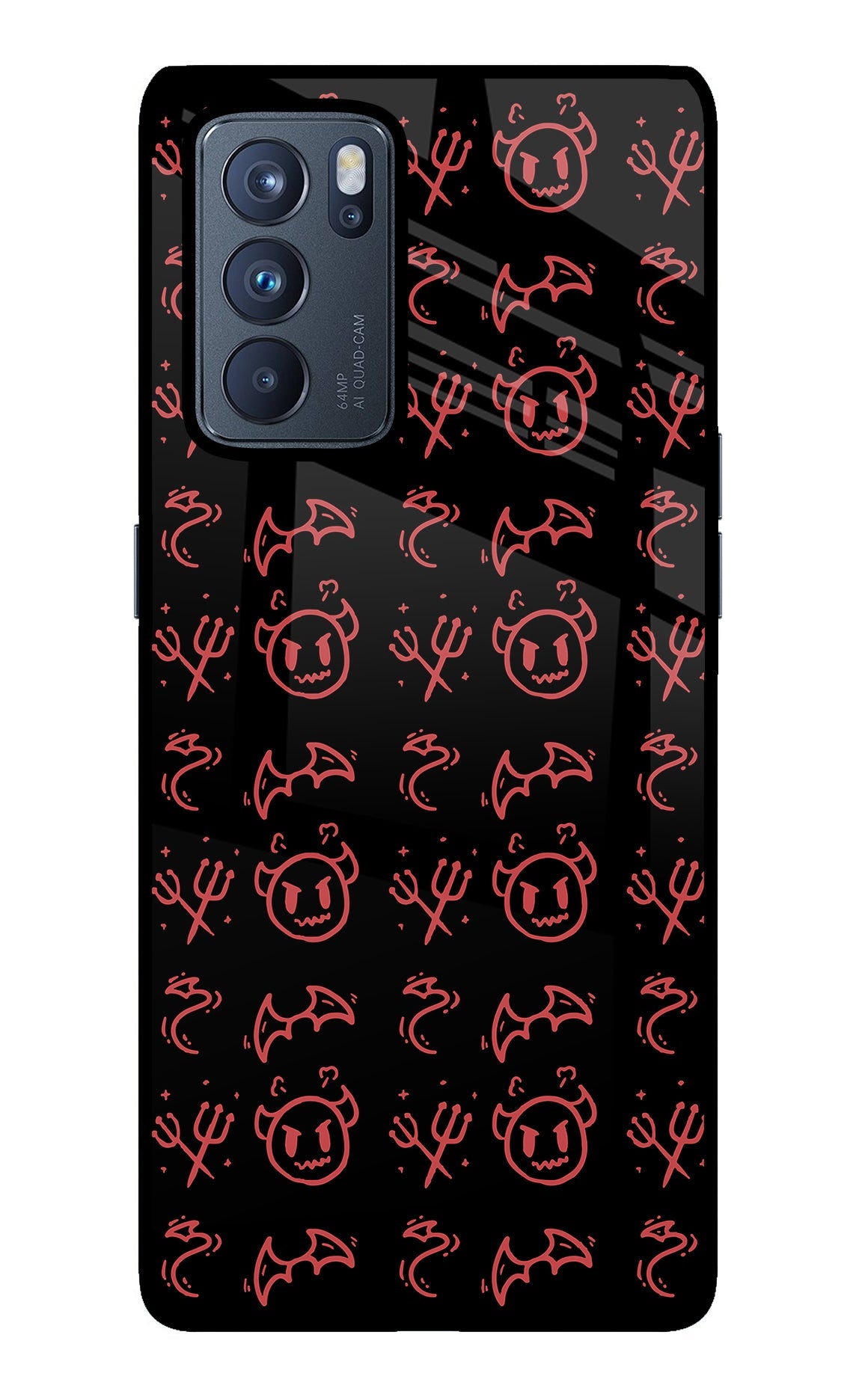 Devil Oppo Reno6 Pro 5G Glass Case