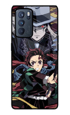Demon Slayer Oppo Reno6 Pro 5G Glass Case