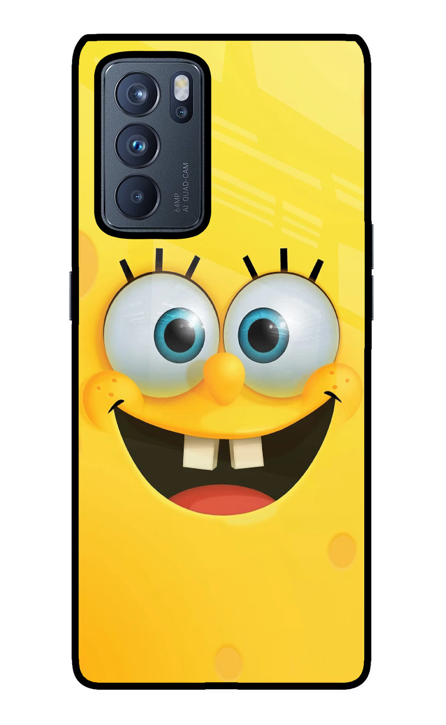 Sponge 1 Oppo Reno6 Pro 5G Back Cover, Glass case