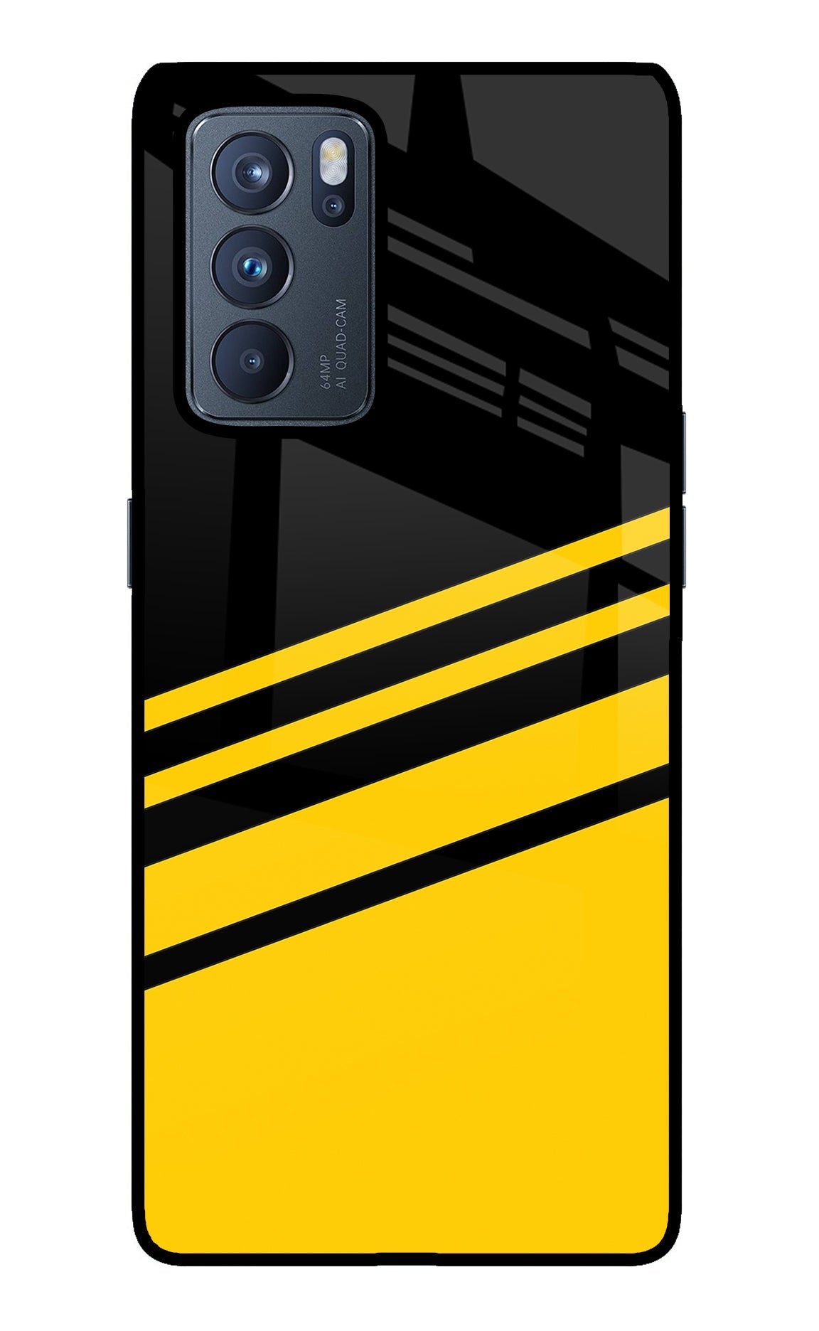 Yellow Shades Oppo Reno6 Pro 5G Glass Case
