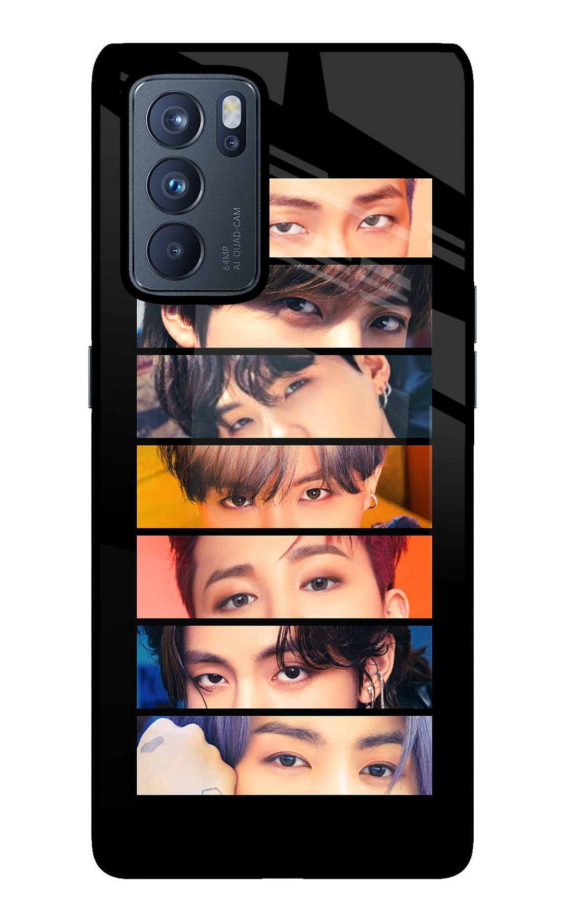 BTS Eyes Oppo Reno6 Pro 5G Back Cover