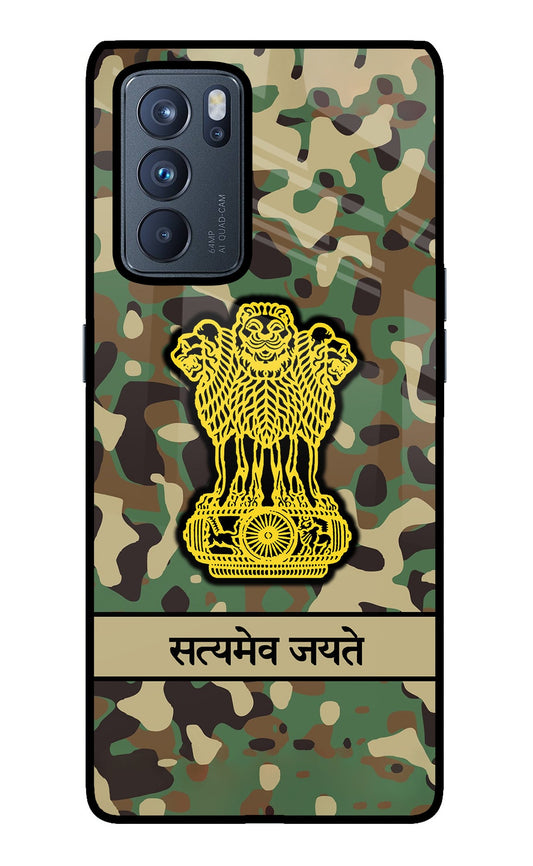 Satyamev Jayate Army Oppo Reno6 Pro 5G Glass Case