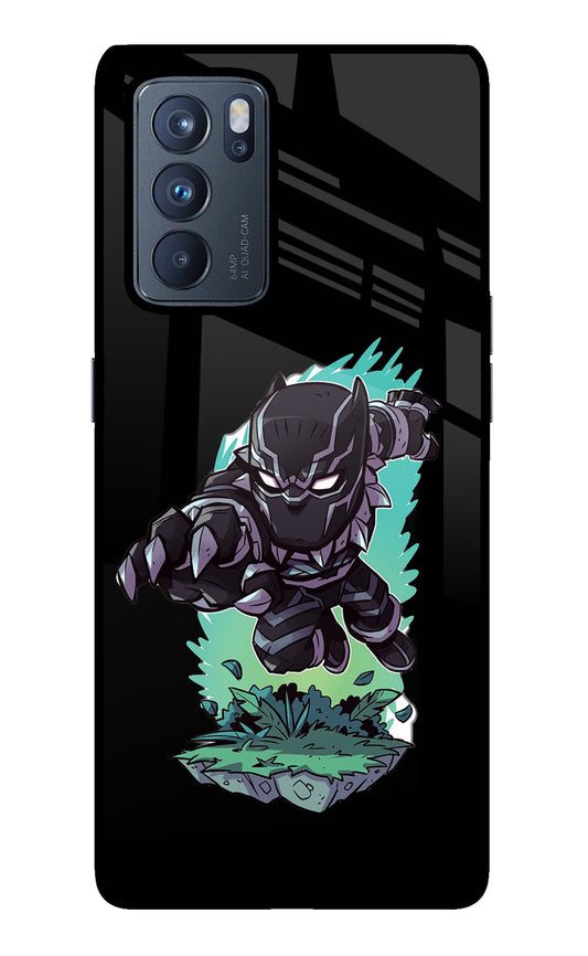 Black Panther Oppo Reno6 Pro 5G Glass Case