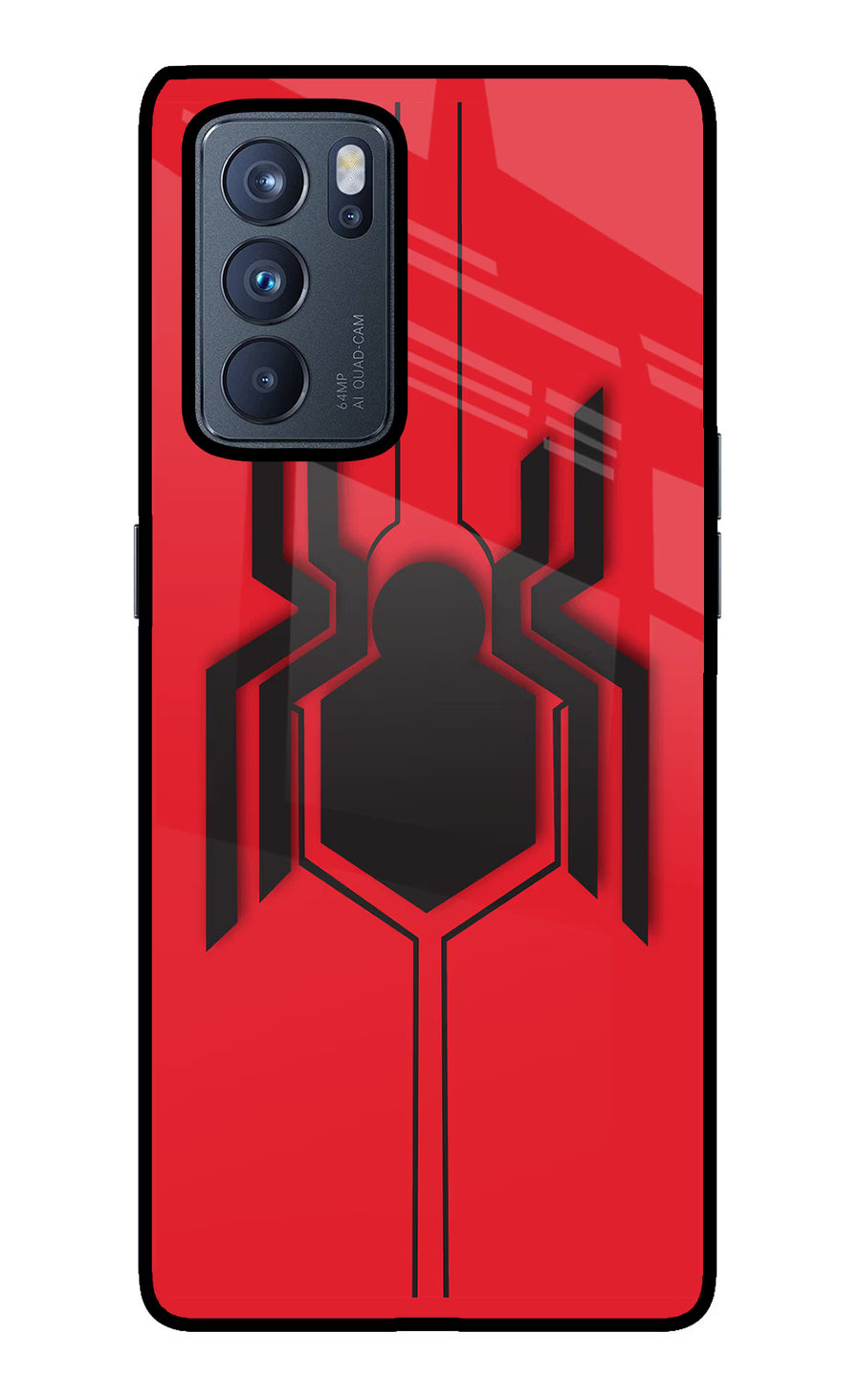 Spider Oppo Reno6 Pro 5G Back Cover, Glass case