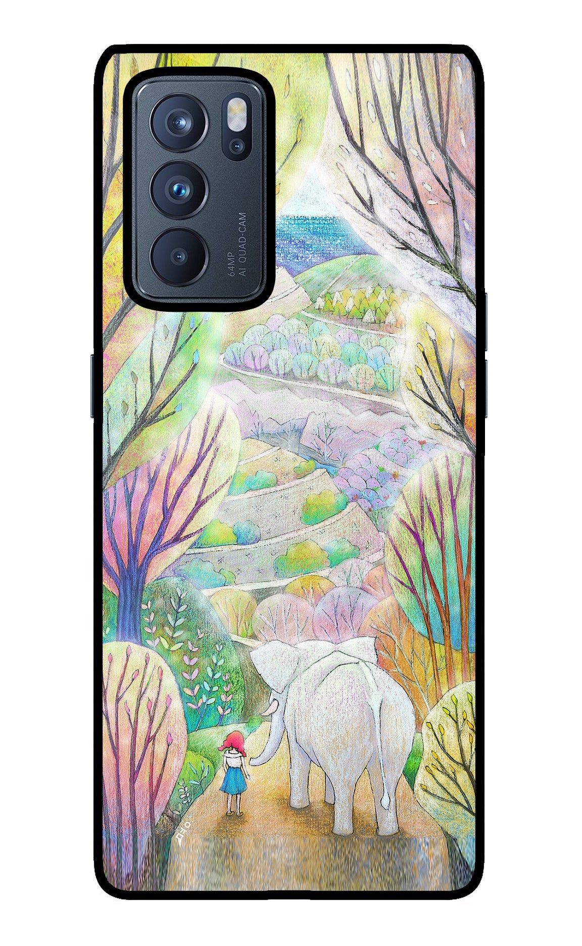 Nature Painting Oppo Reno6 Pro 5G Glass Case