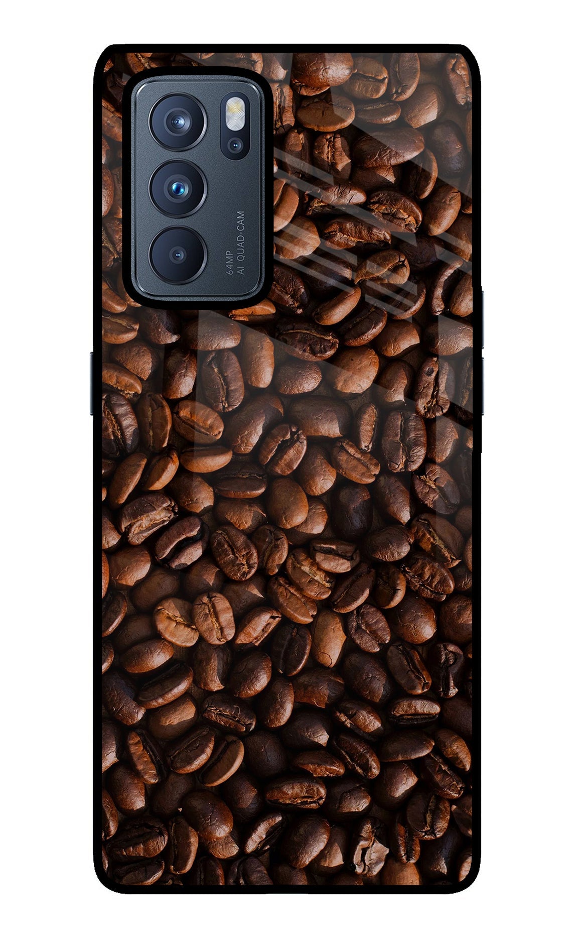 Coffee Beans Oppo Reno6 Pro 5G Glass Case