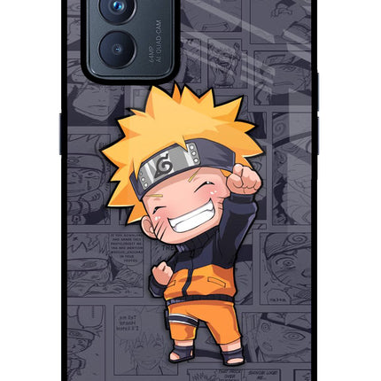 Chota Naruto Oppo Reno6 Pro 5G Glass Case Back Cover by Casekaro