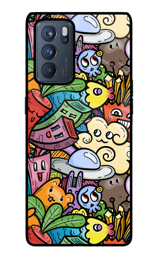 Veggie Doodle Oppo Reno6 Pro 5G Glass Case