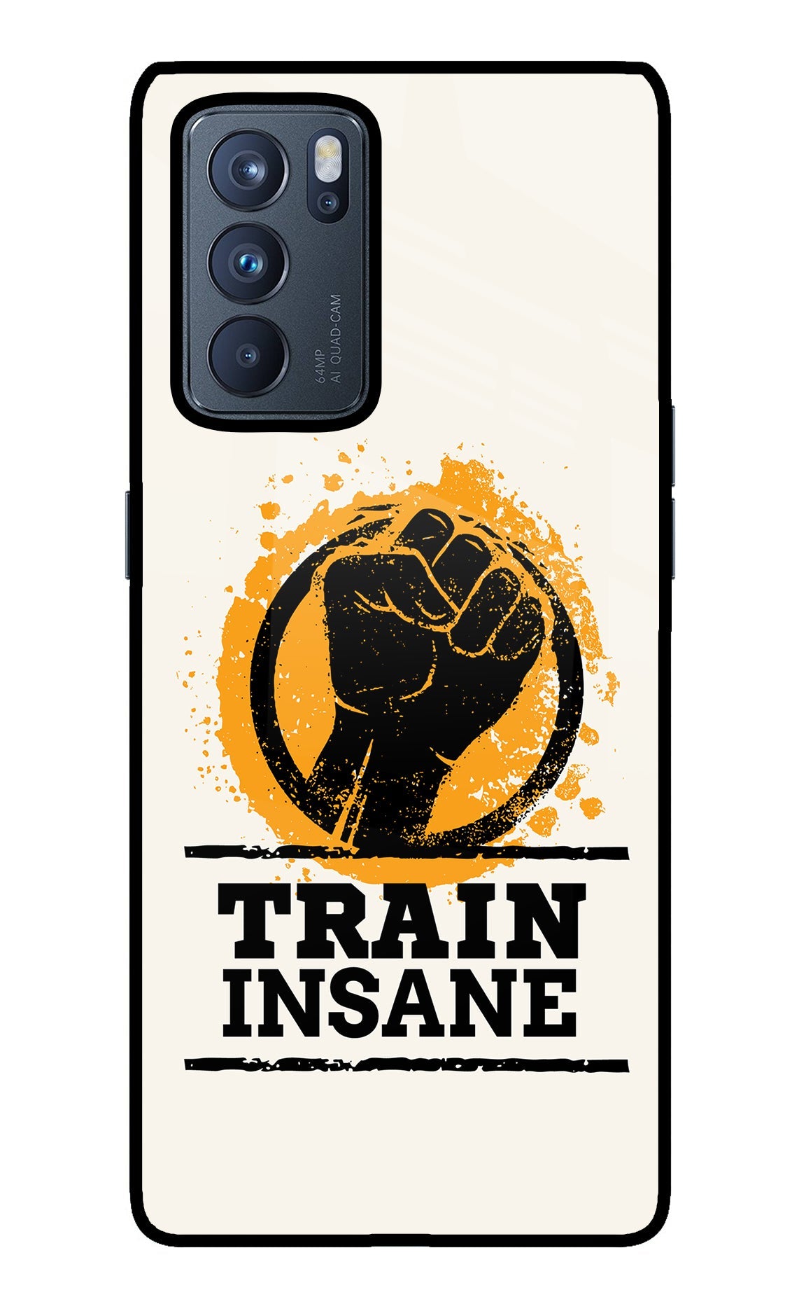 Train Insane Oppo Reno6 Pro 5G Glass Case