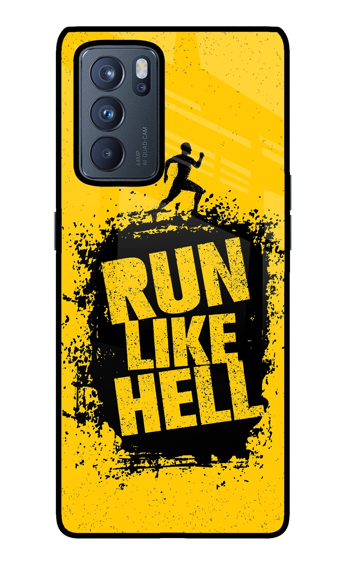 Run Like Hell Oppo Reno6 Pro 5G Back Cover