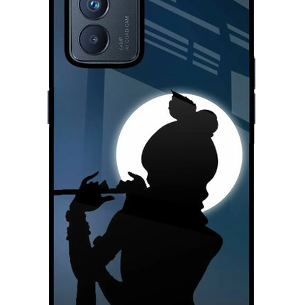 Shri Krishna Silhouette Oppo Reno6 Pro 5G Glass Case