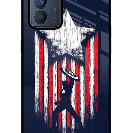 Captain America Marvel Art Oppo Reno6 Pro 5G Glass Case