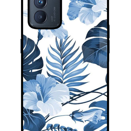 Fabric Art Oppo Reno6 Pro 5G Glass Case Back Cover by Casekaro