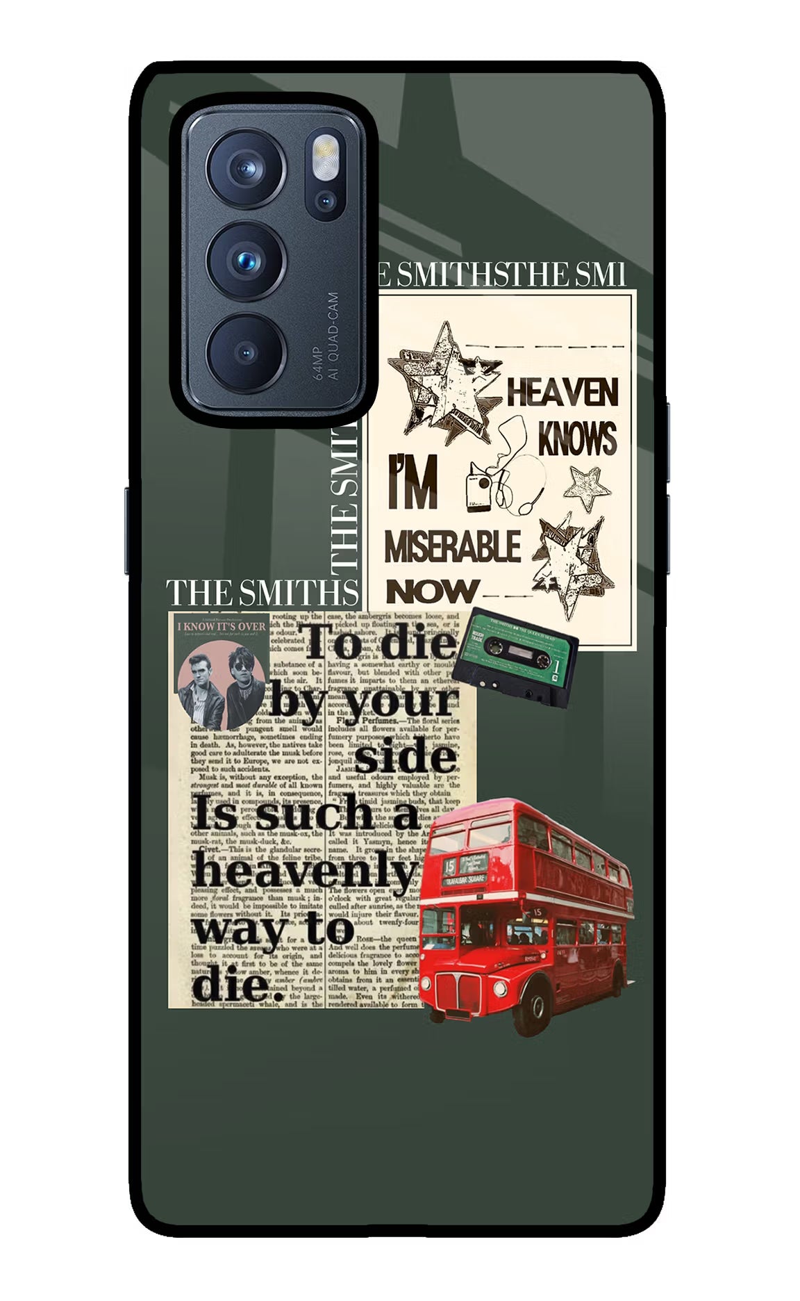 The Smiths Oppo Reno6 Pro 5G Glass Case Back Cover by Casekaro