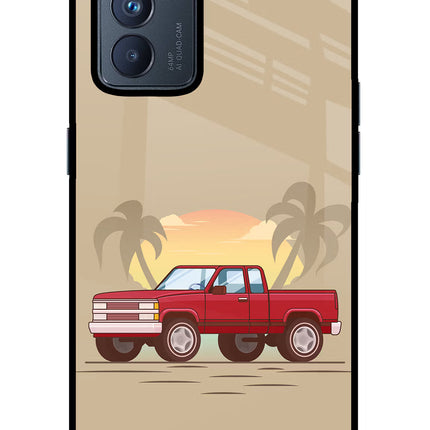 Desert Classic Drive Oppo Reno6 Pro 5G Glass Case