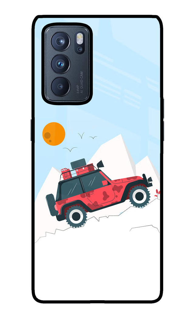 Mountain Trail Beast Oppo Reno6 Pro 5G Glass Case