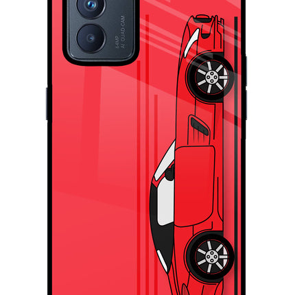 Red Velocity Oppo Reno6 Pro 5G Glass Case