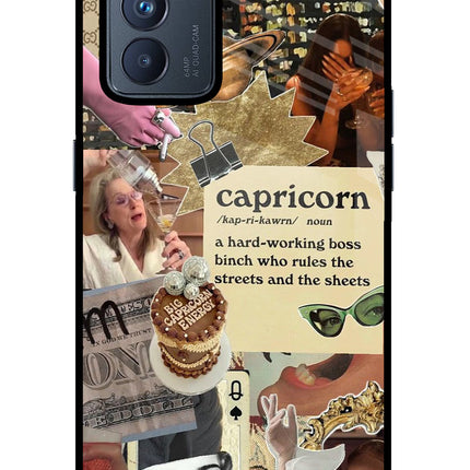 Capricorn Zodiac Oppo Reno6 Pro 5G Glass Case