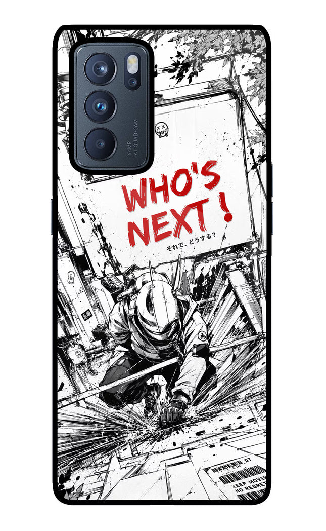 Who's Next Oppo Reno6 Pro 5G Glass Case