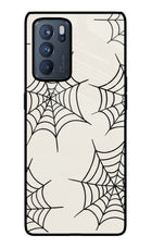 Spider Web Oppo Reno6 Pro 5G Glass Case
