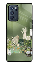 Aesthetic anime Oppo Reno6 Pro 5G Glass Case