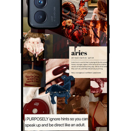 Zodiac Aries Oppo Reno6 Pro 5G Glass Case