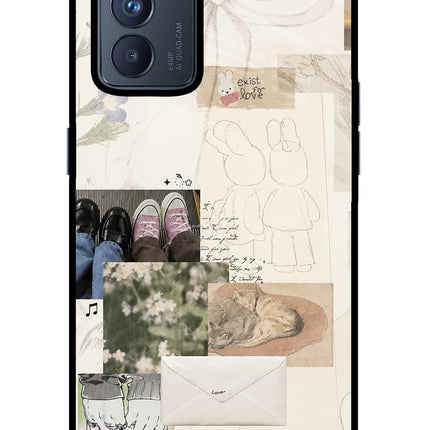 Soft Aesthetic Oppo Reno6 Pro 5G Glass Case