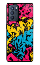 Graffiti Vibe Oppo Reno6 Pro 5G Glass Case