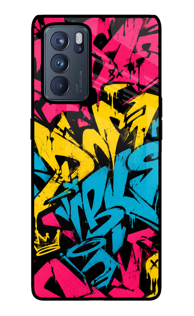 Graffiti Vibe Oppo Reno6 Pro 5G Glass Case