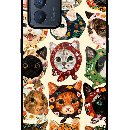 Cool Cat Oppo Reno6 Pro 5G Glass Case
