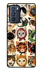 Cool Cat Oppo Reno6 Pro 5G Glass Case