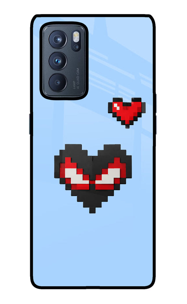 Peter Heart Oppo Reno6 Pro 5G Glass Case