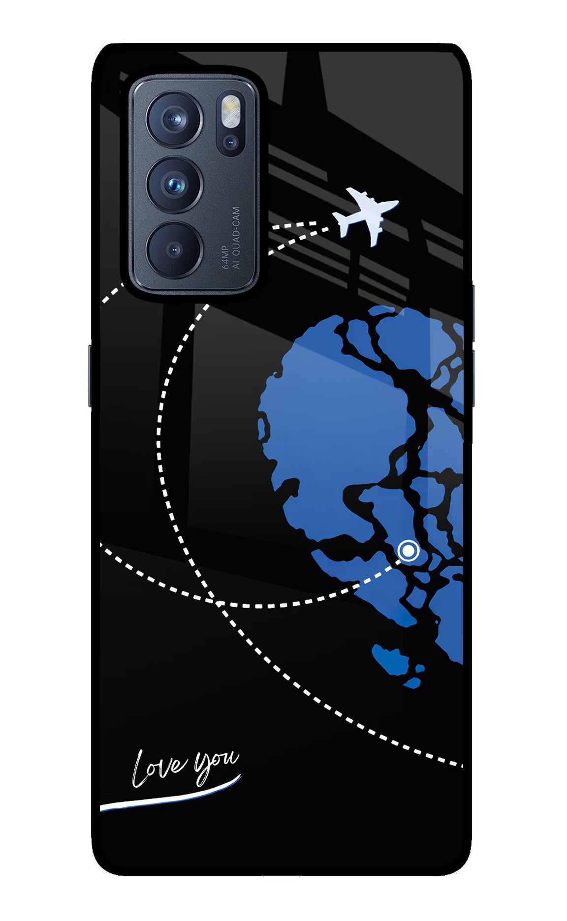 Love Orbit Oppo Reno6 Pro 5G Glass Case
