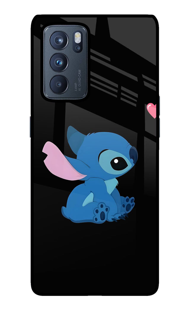 Stitch Crush Oppo Reno6 Pro 5G Glass Case