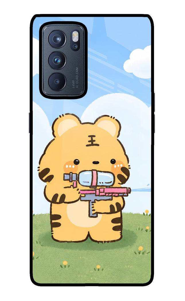 Tiger Treat Oppo Reno6 Pro 5G Glass Case