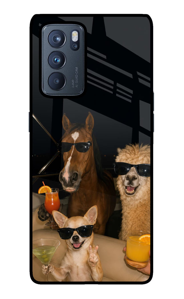Party Squad Oppo Reno6 Pro 5G Glass Case